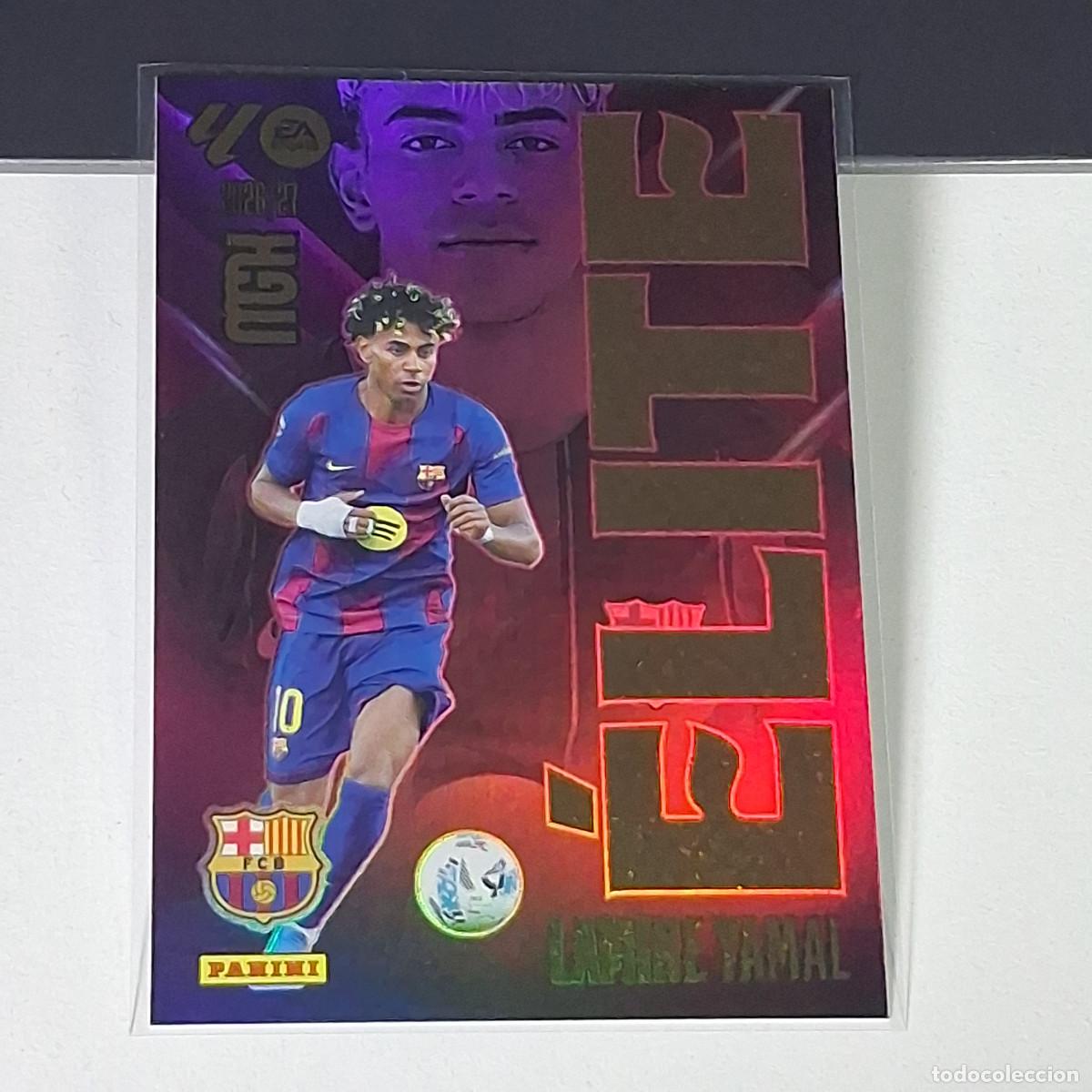 Figurine di Calcio: D15 9 LAMINE YAMAL BARCELONA ELITE BAR&Ccedil;A ELITE MEGACRACKS LIGA 2026 2027 26 27 PANINI MGK