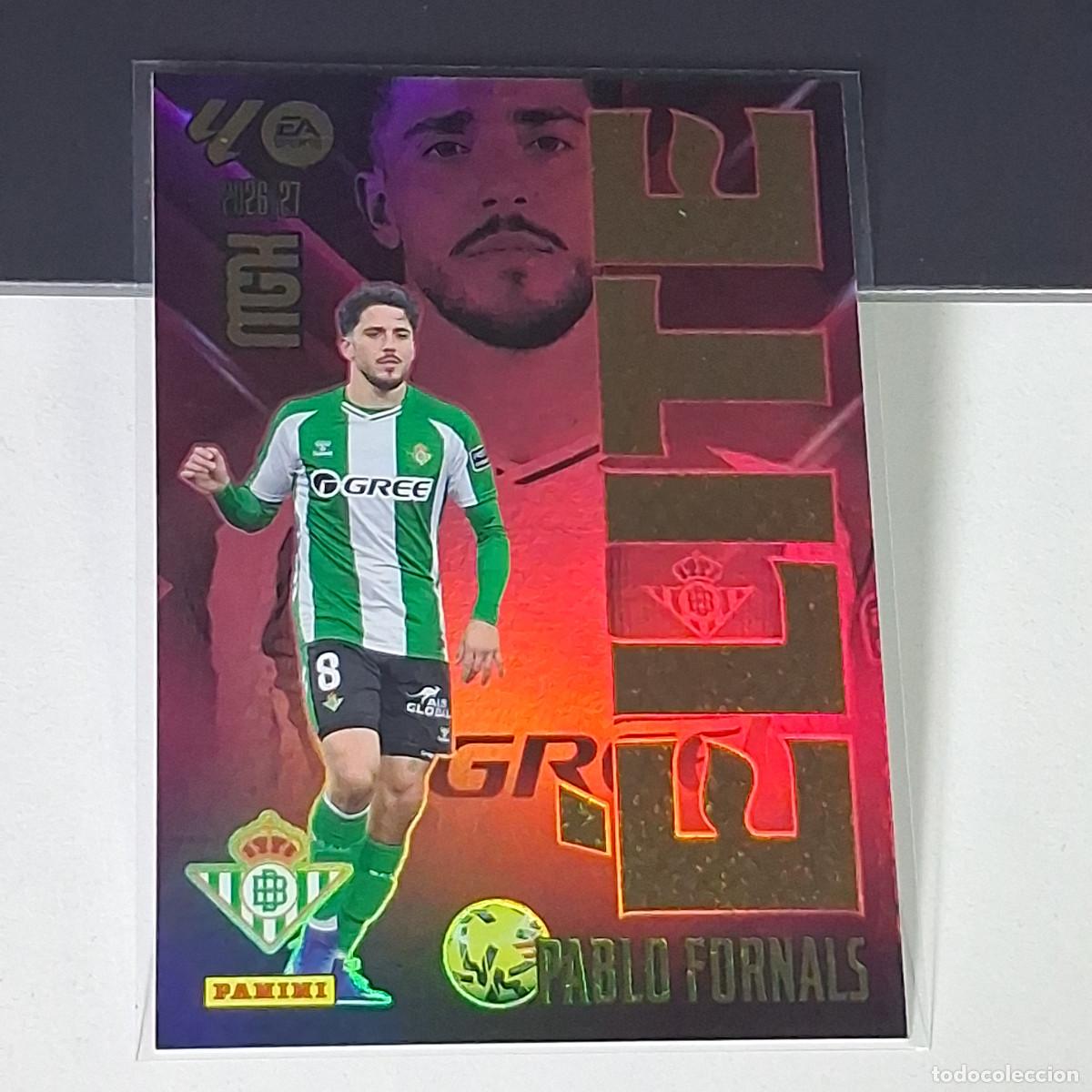 Figurine di Calcio: D15 14 PABLO FORNALS BETIS ELITE MEGACRACKS LIGA 2026 2027 26 27 PANINI MGK