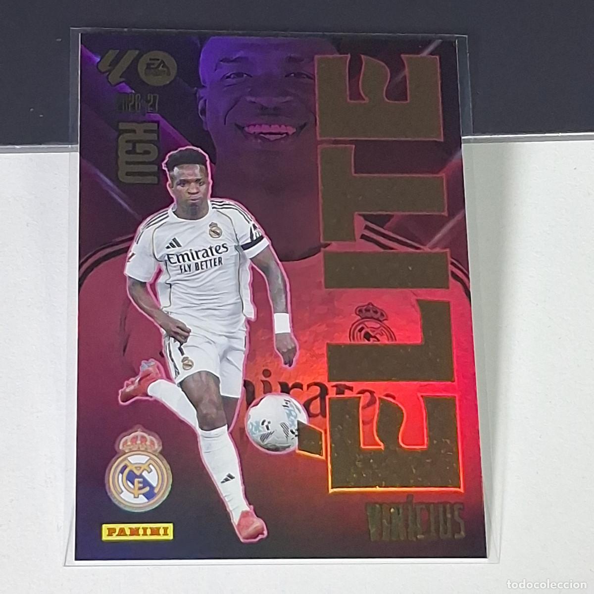 Cromos de f&uacute;tbol: D15 18 VINICIUS REAL MADRID ELITE MEGACRACKS LIGA 2026 2027 26 27 PANINI MGK