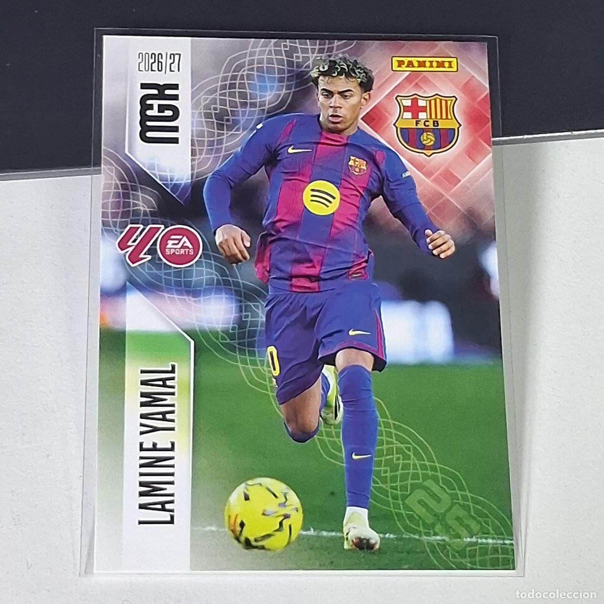 Fu&szlig;ball-Sticker: D15 89 LAMINE YAMAL BARCELONA BAR&Ccedil;A MEGACRACKS LIGA 2026 2027 26 27 PANINI MGK