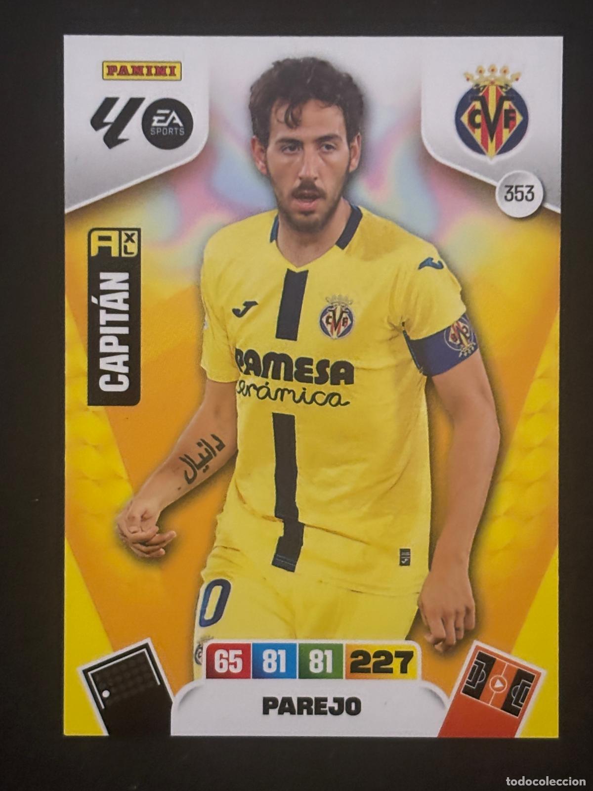 Cromos de f&uacute;tbol: 353 PAREJO VILLARREAL ADRENALYN XL LALIGA EA SPORTS 25-26 2025-2026 PANINI