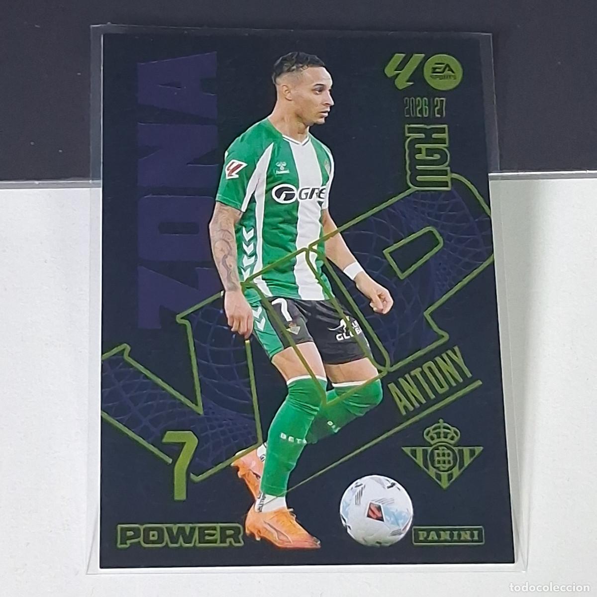 Football Stickers: D15 388 P 388P ANTONY BETIS ZONA VIP POWER MEGACRACKS LIGA 2026 2027 26 27 PANINI MGK