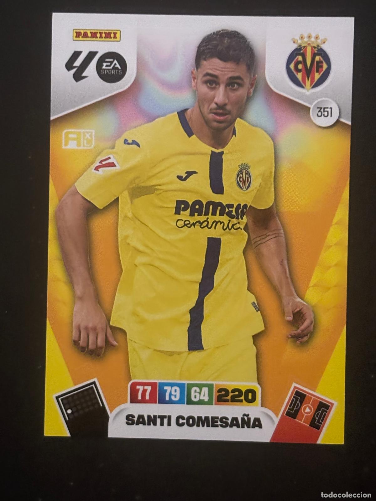Football Stickers: 351 SANTI COMESA&Ntilde;A VILLARREAL ADRENALYN XL LALIGA EA SPORTS 25-26 2025-2026 PANINI