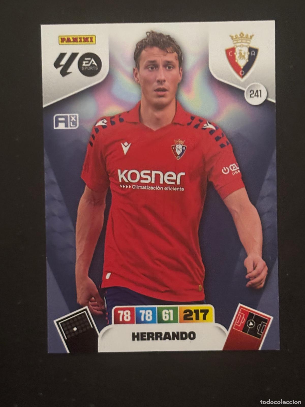 Cartes &agrave; collectionner de Football: 241 HERRANDO OSASUNA ADRENALYN XL LALIGA EA SPORTS 25-26 2025-2026 PANINI