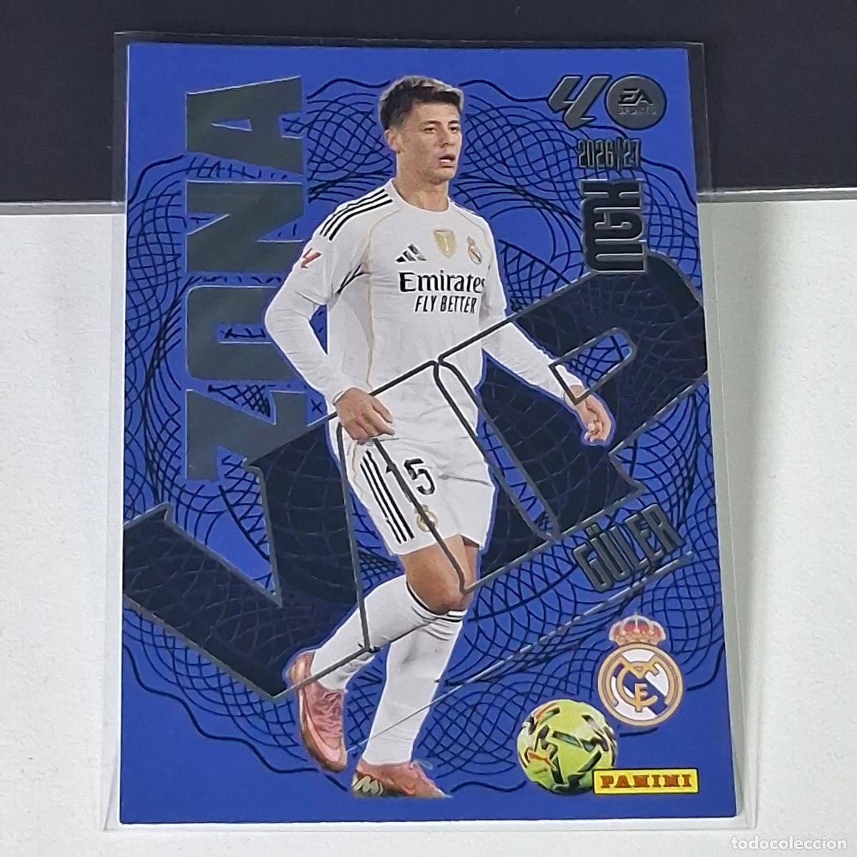 Cromos de f&uacute;tbol: D15 396 ARDA G&Uuml;LER ZONA VIP REAL MADRID ZONA VIP MEGACRACKS LIGA 2026 2027 26 27 PANINI MGK