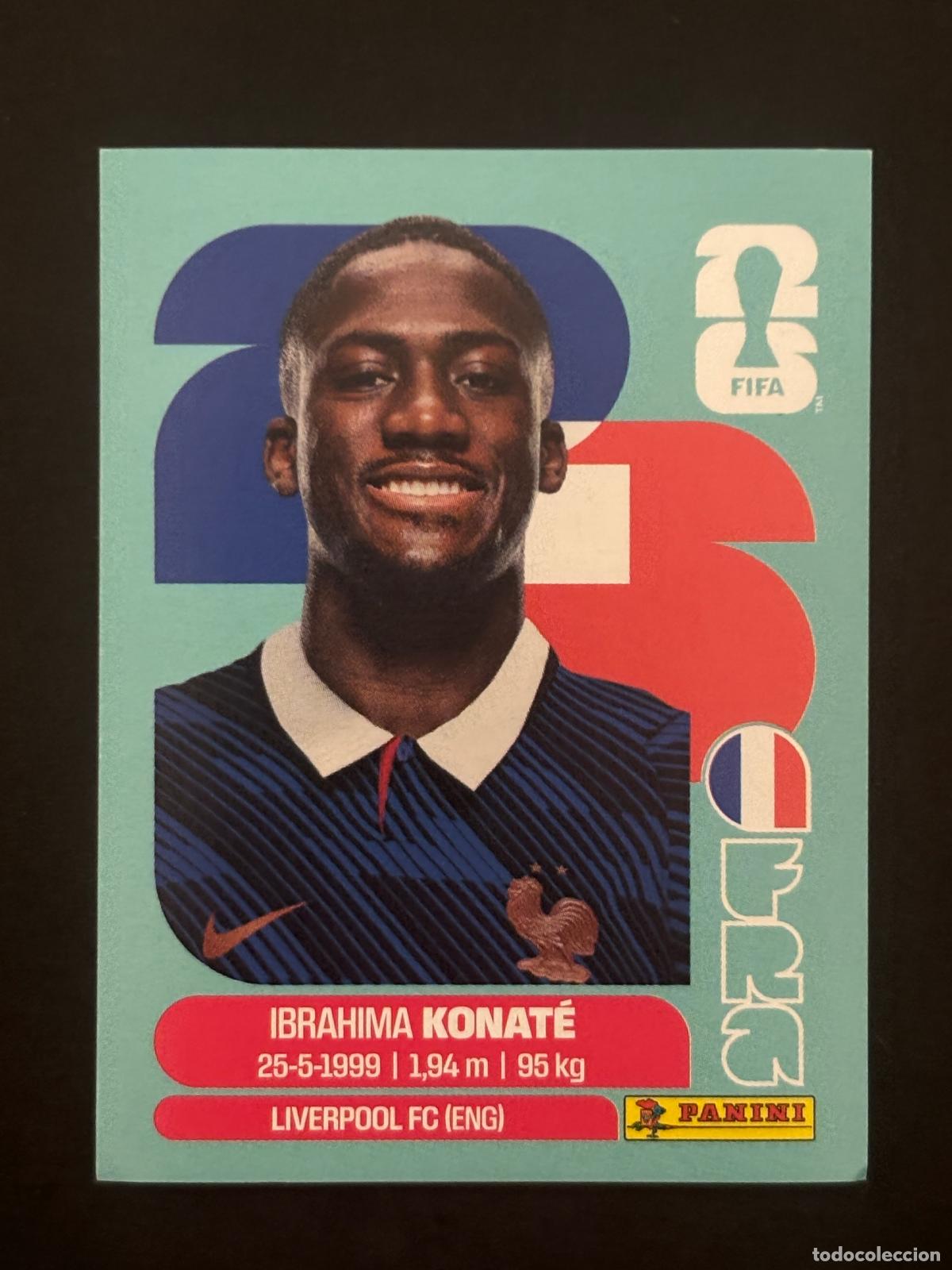Cromos de f&uacute;tbol: FRA6 IBRAHIMA KONAT&Eacute; FRANCIA CROMO PANINI FIFA WORLD CUP MUNDIAL 2026
