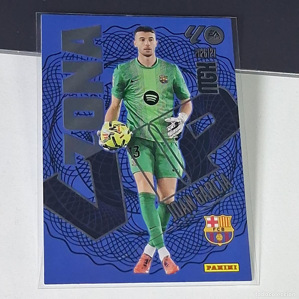 Cromos de f&uacute;tbol: D15 399 JOAN GARC&Iacute;A BARCELONA BAR&Ccedil;A ZONA VIP MEGACRACKS LIGA 2026 2027 26 27 PANINI MGK