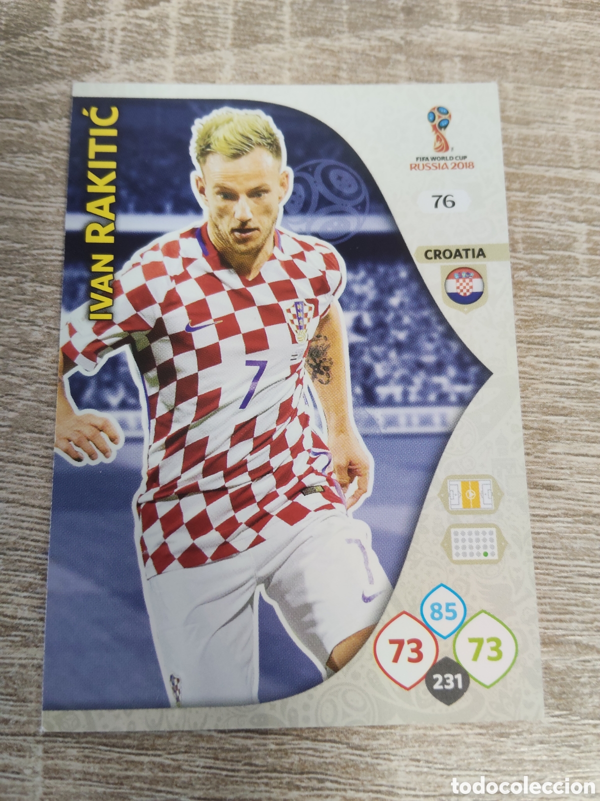 Cromos de f&uacute;tbol: Panini Adrenalyn mundial Rusia 2018 76 Ivan Rakitic Croacia