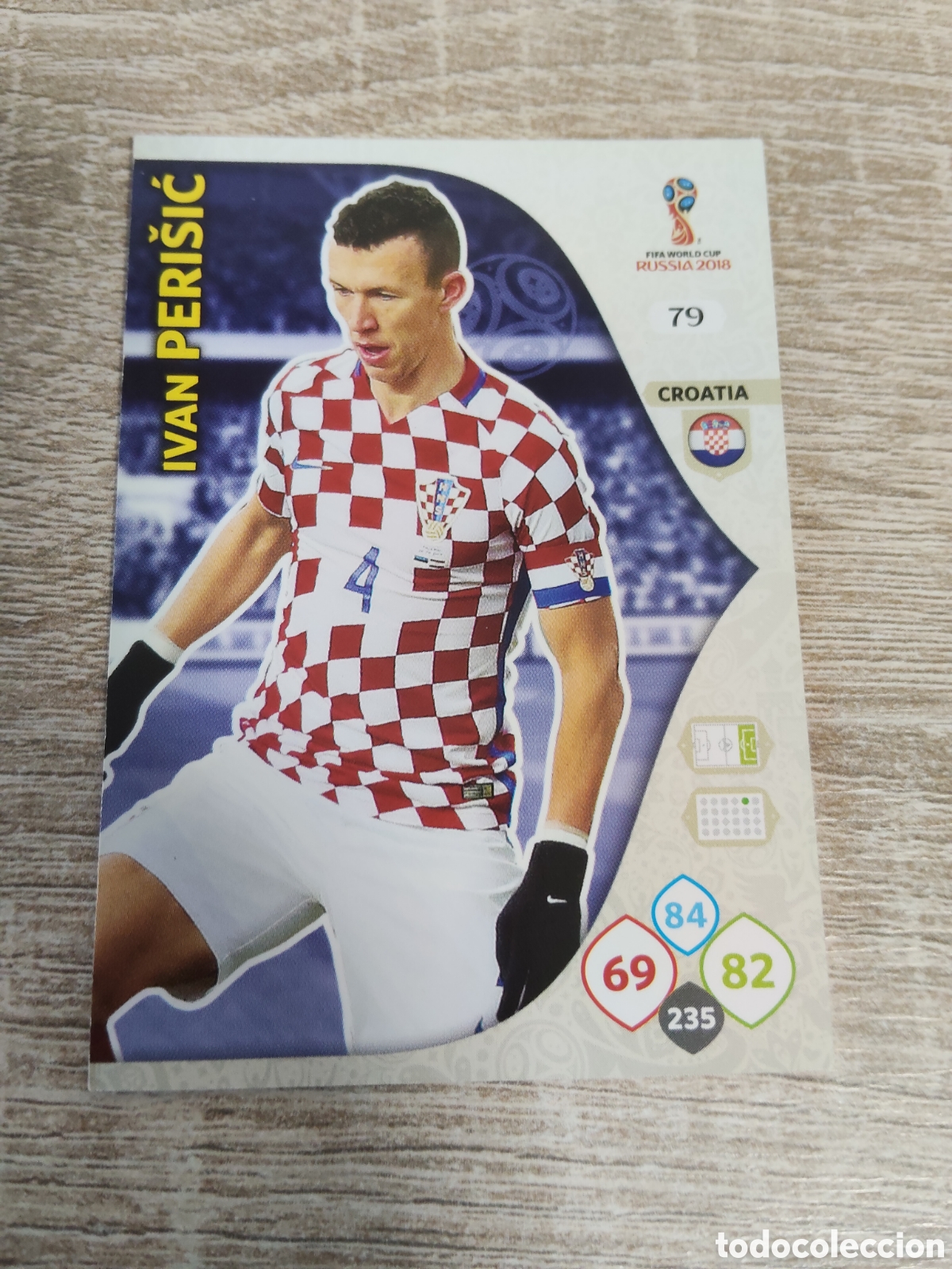 Cromos de f&uacute;tbol: Panini Adrenalyn mundial Rusia 2018 79 Ivan Perisic Croacia