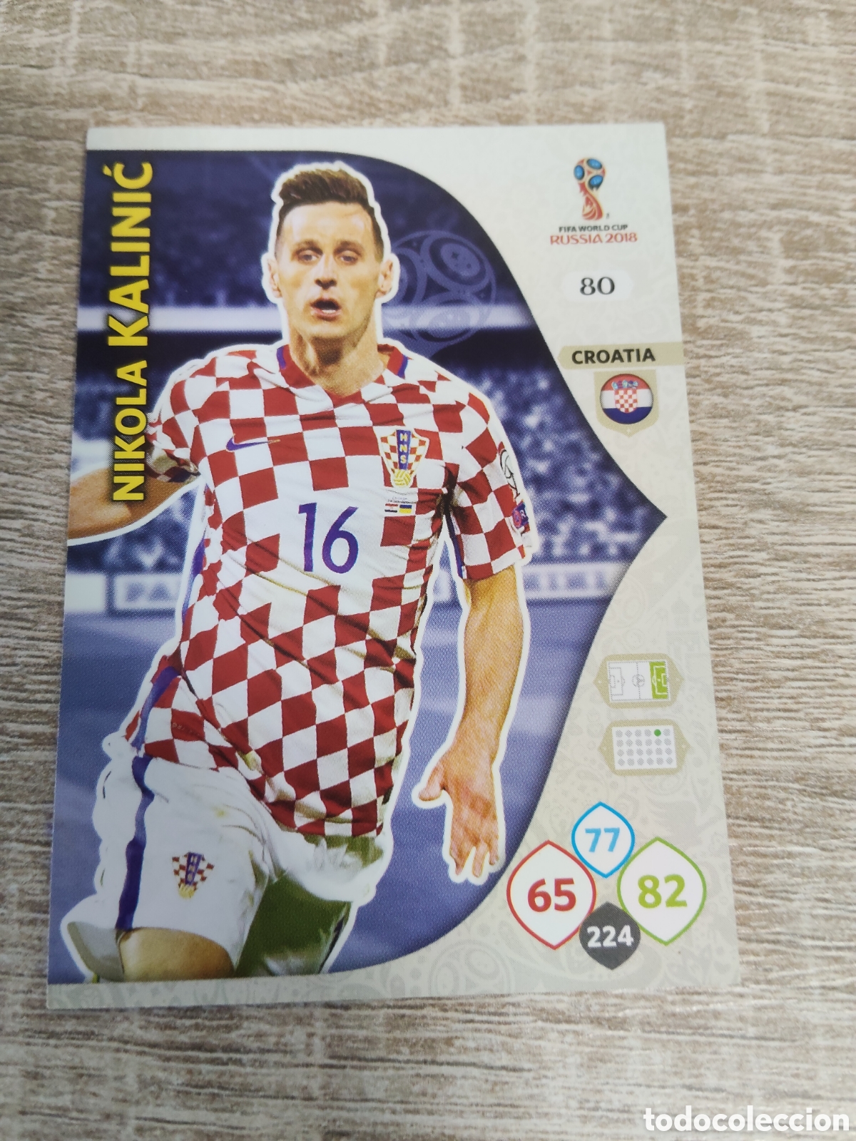 Cromos de f&uacute;tbol: Panini Adrenalyn mundial Rusia 2018 80 Nikola Kalinic Croacia
