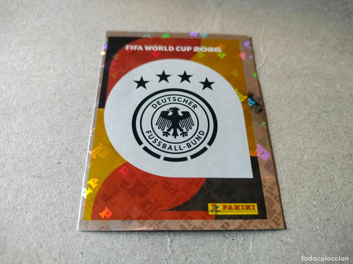 Cromos de f&uacute;tbol: CROMO FUTBOL MUNDIAL 2026 ESCUDO ALEMANIA N&Uacute;MERO 1