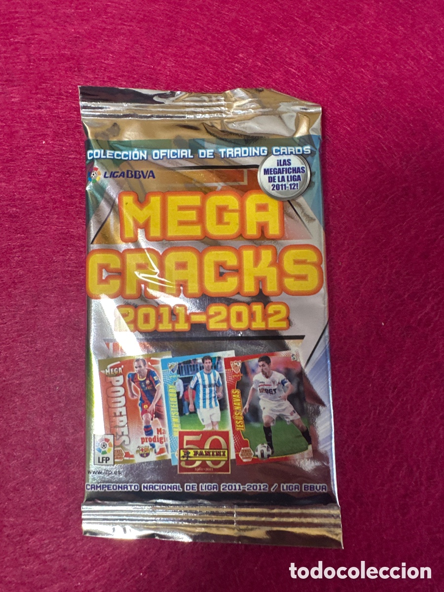 Football Stickers: SOBRE SIN ABRIR MEGACRACKS 2011-2012 11 12 PANINI TRADING CARDS
