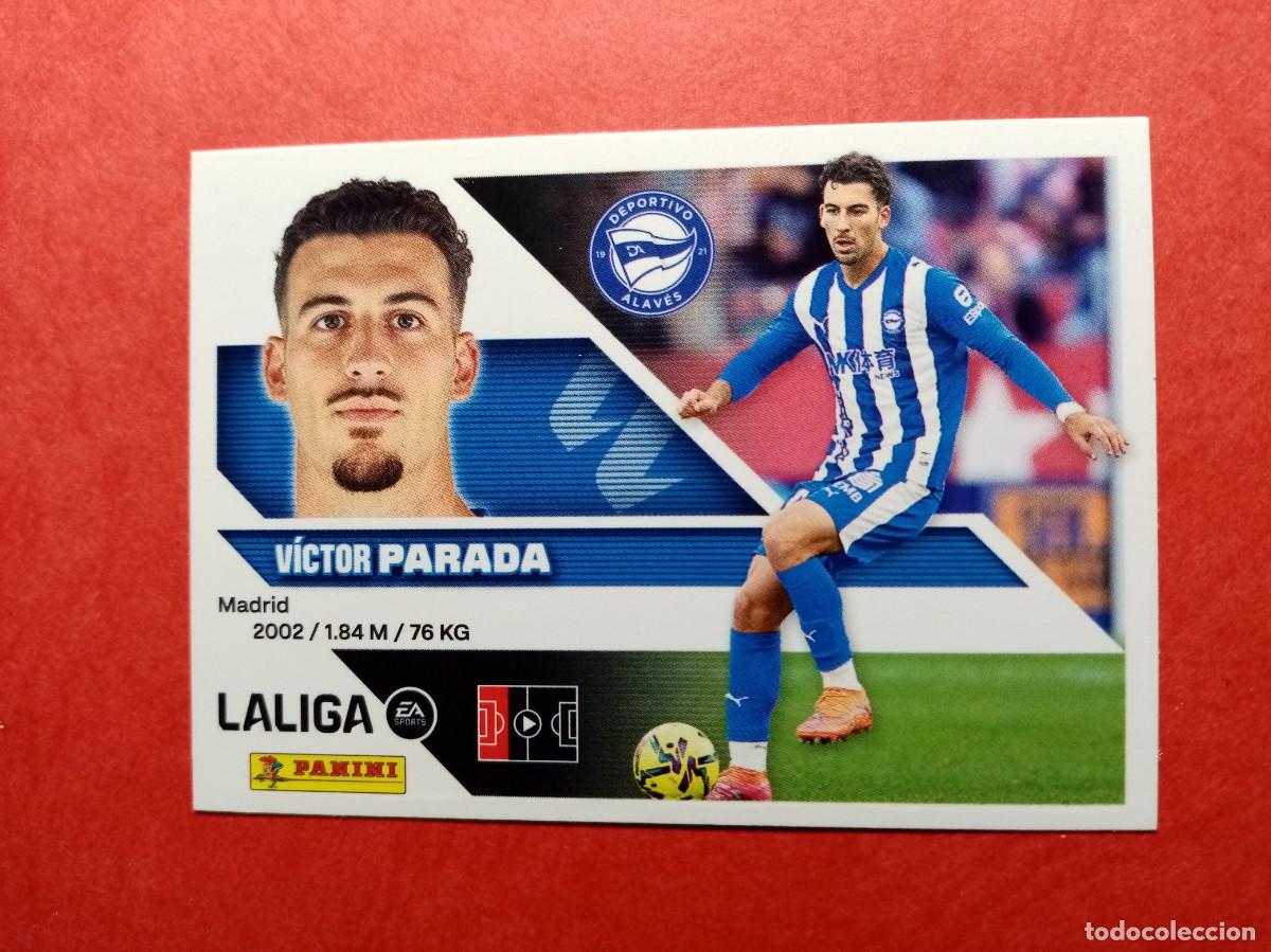 Figurine di Calcio: N&ordm; 8 VICTOR PARADA, BAJA, D ALAVES, LIGA ESTE 2026 2027 26 27 PANINI