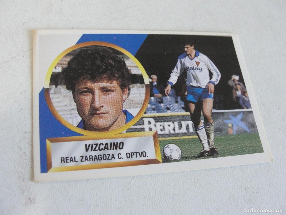 Cromos de f&uacute;tbol: LIGA ESTE 88 89 - ZARAGOZA 12 A - VIZCAINO - SIN PEGAR