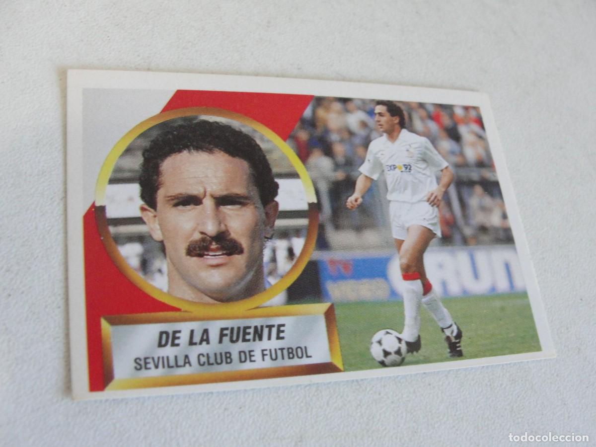 Fu&szlig;ball-Sticker: LIGA ESTE 88 89 - DE LA FUENTE / SEVILLA - N&ordm; 6 - NUNCA PEGADO - SELECCIONADOR ESPA&Ntilde;A