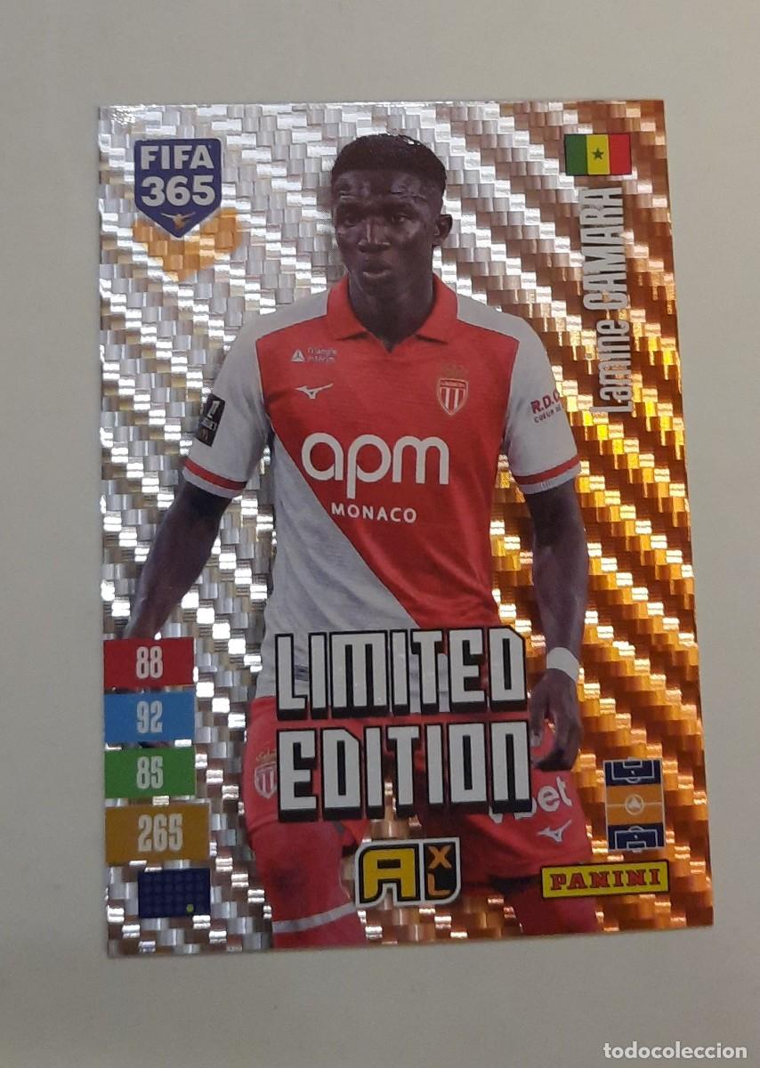 Cromos de f&uacute;tbol: Lamine Camara Limited Edition, Monaco Fifa 365 2026-27