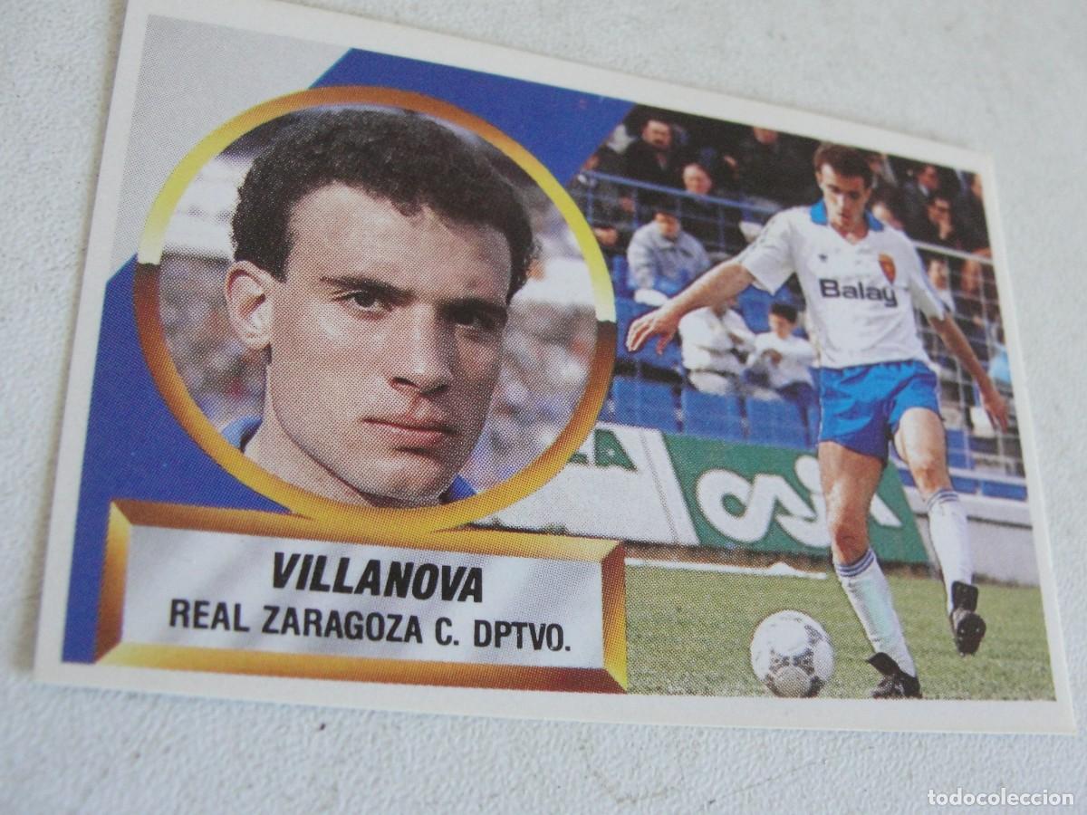 Cromos de f&uacute;tbol: LIGA ESTE 88 89 - ZARAGOZA 6 A - VILLABONA - NUNCA PEGADO / PERFECTO ESTADO