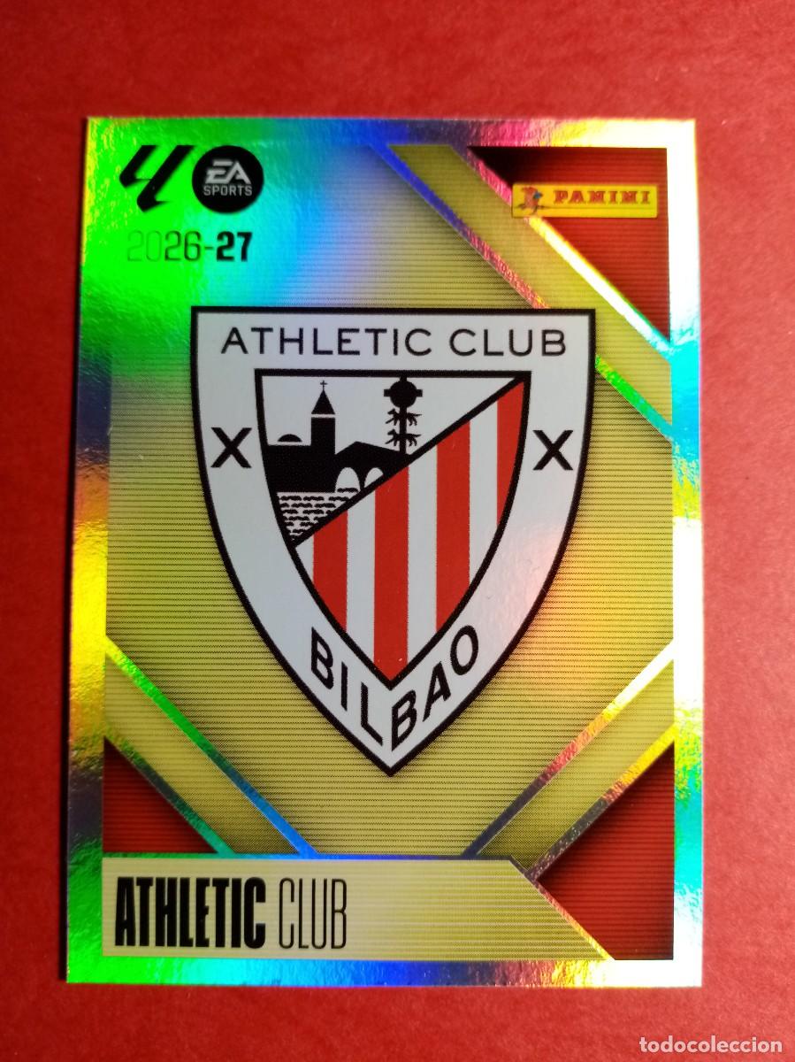 Cromos de f&uacute;tbol: N&ordm; 1 ESCUDO, ATHLETIC CLUB, LIGA ESTE 2026 2027 26 27 PANINI
