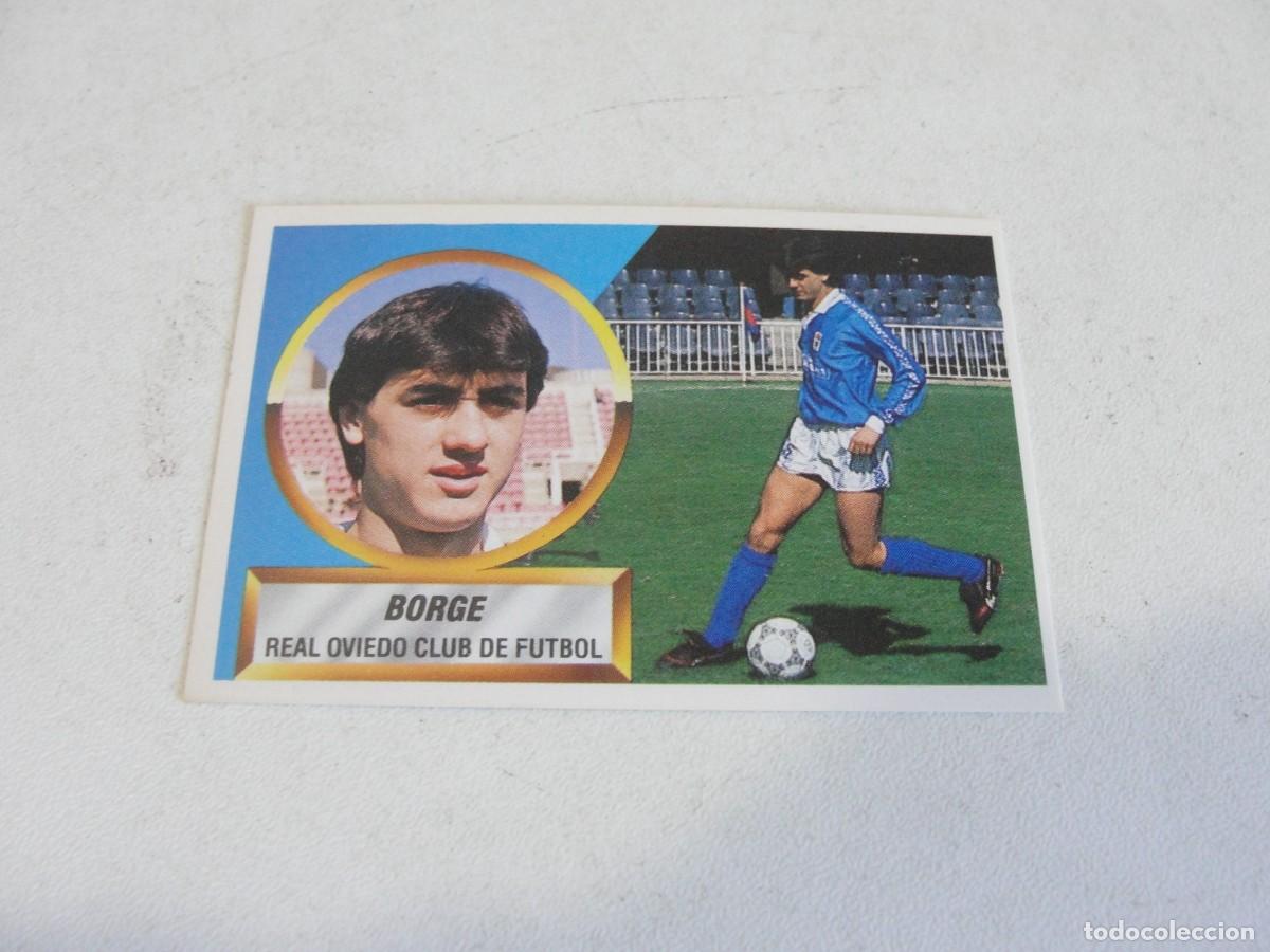 Cromos de f&uacute;tbol: LIGA ESTE 88 89 - BORGE - N&ordm; 15 B REAL OVIEDO - SIN PEGAR