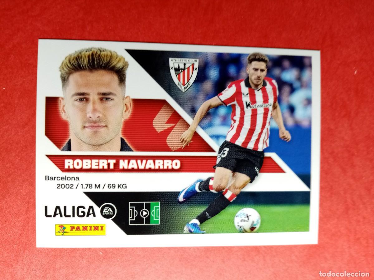 Cromos de f&uacute;tbol: N&ordm; 17 A 17A ROBERT NAVARRO, ATHLETIC CLUB, LIGA ESTE 2026 2027 26 27 PANINI
