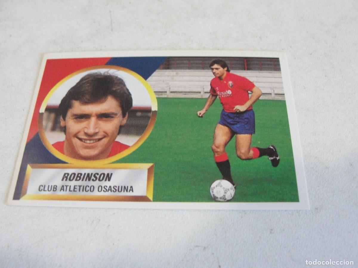 Cromos de f&uacute;tbol: LIGA ESTE 88 89 - OSASUNA 15 - MICHAEL ROBINSON CANAL PLUS - SIN PEGAR - MAGNIFICO ESTADO