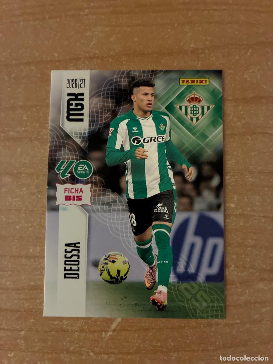 Cromos de f&uacute;tbol: 100 BIS DEOSSA REAL BETIS MEGACRACKS 2026 2027