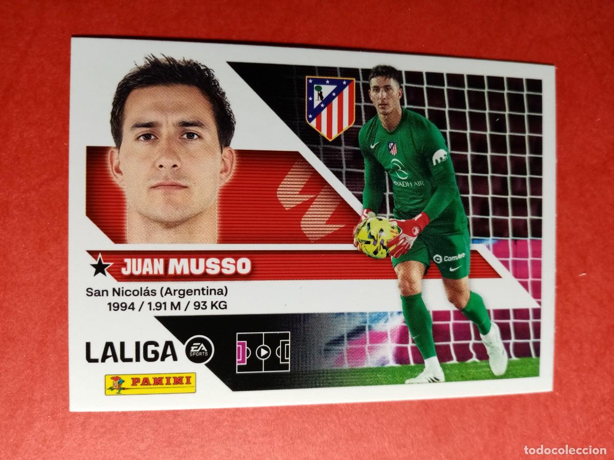 Cromos de f&uacute;tbol: N&ordm; 4 JUAN MUSSO, ATLETICO DE MADRID, LIGA ESTE 2026 2027 26 27 PANINI
