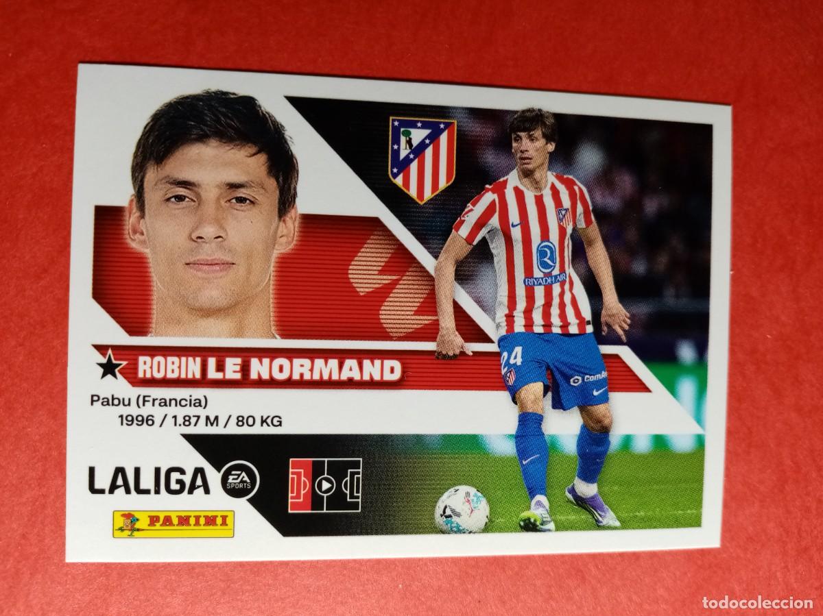 Cromos de f&uacute;tbol: N&ordm; 8 A 8A ROBIN LE NORMAND, ATLETICO DE MADRID, LIGA ESTE 2026 2027 26 27 PANINI