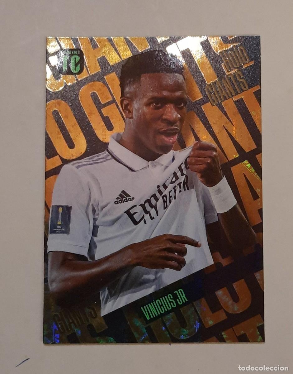 Cromos de f&uacute;tbol: Vin&iacute;cius Jr Holo Giants, Real Madrid Top Class 2023