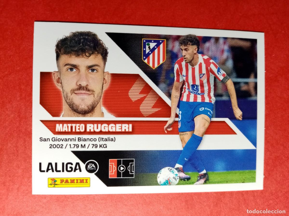 Cromos de f&uacute;tbol: N&ordm; 10 MATTEO RUGGERI, BAJA, ATLETICO DE MADRID, LIGA ESTE 2026 2027 26 27 PANINI