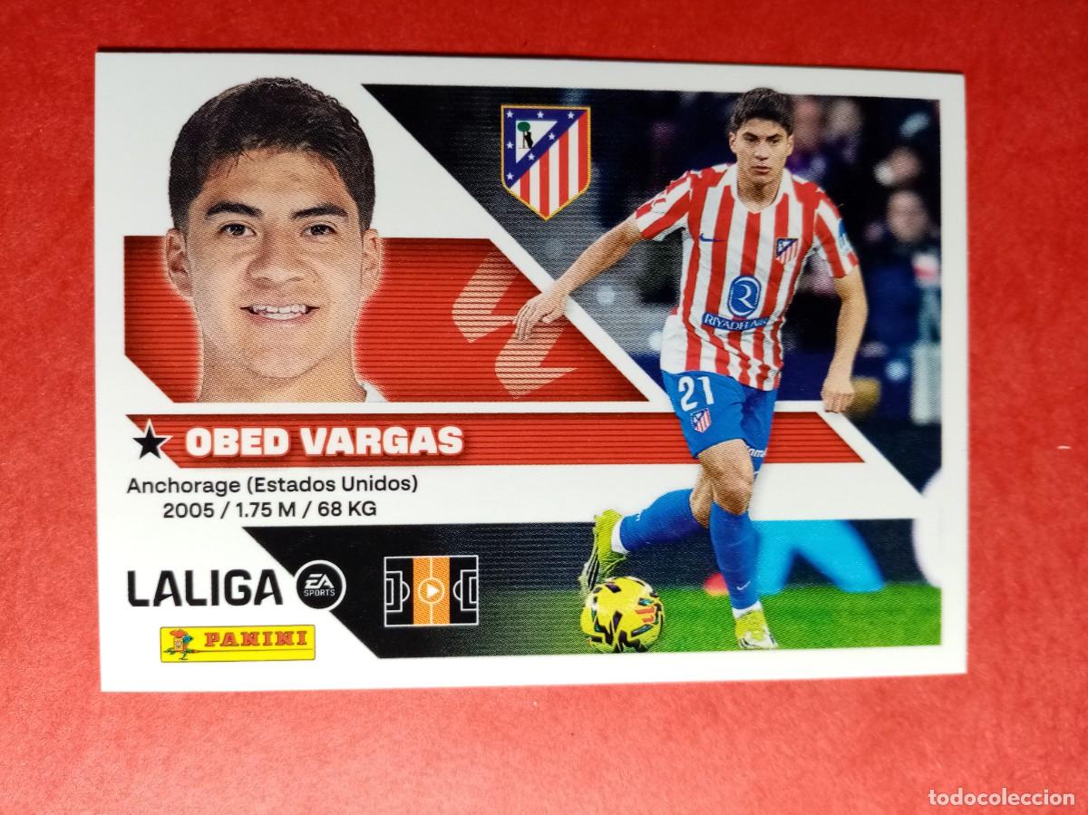 Figurine di Calcio: N&ordm; 14 B 14B OBED VARGAS, ATLETICO DE MADRID, LIGA ESTE 2026 2027 26 27 PANINI