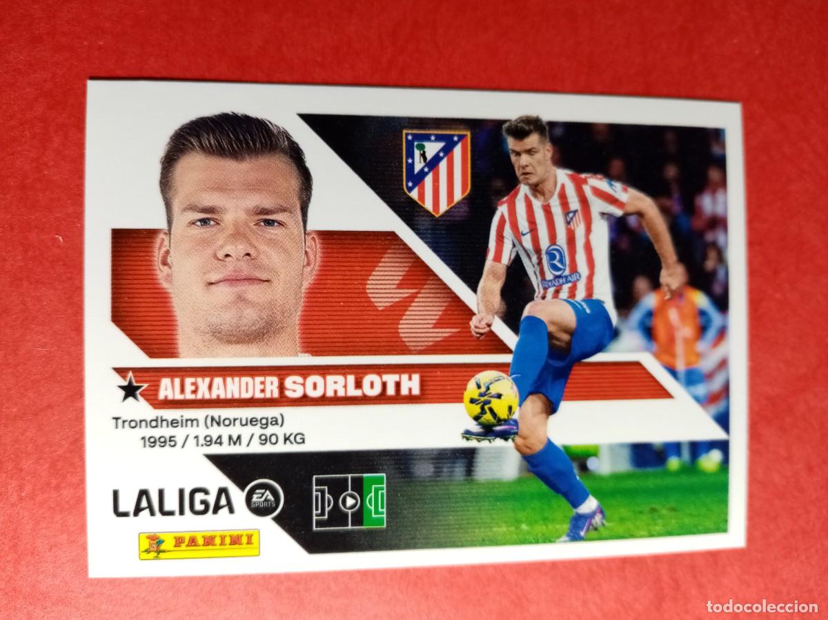 Cromos de f&uacute;tbol: N&ordm; 18 ALEXNDER SORLOTH, ATLETICO DE MADRID, LIGA ESTE 2026 2027 26 27 PANINI