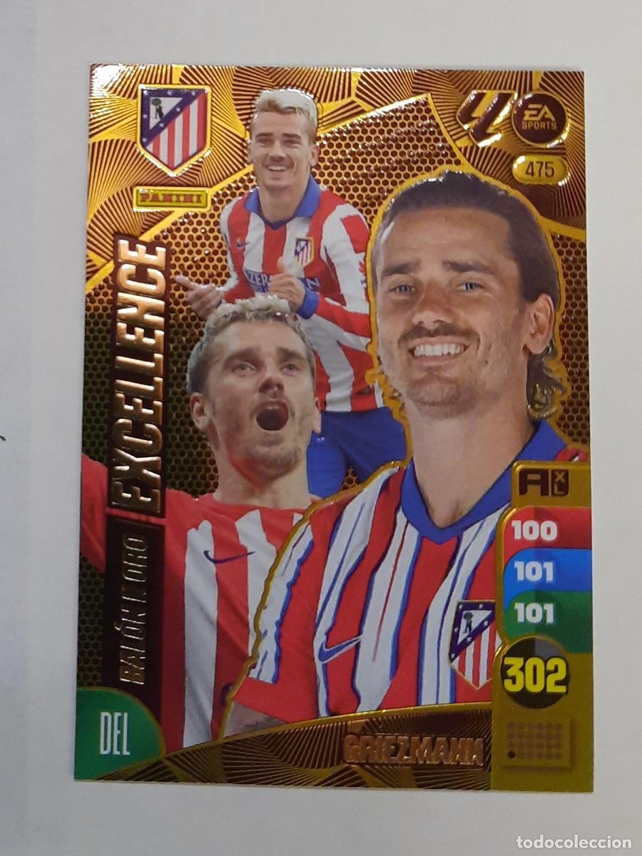 Cromos de f&uacute;tbol: Griezmann Bal&oacute;n de Oro Excellence #475 Atl&eacute;tico de Madrid La Liga Adrenalyn-XL Panini 2024-25