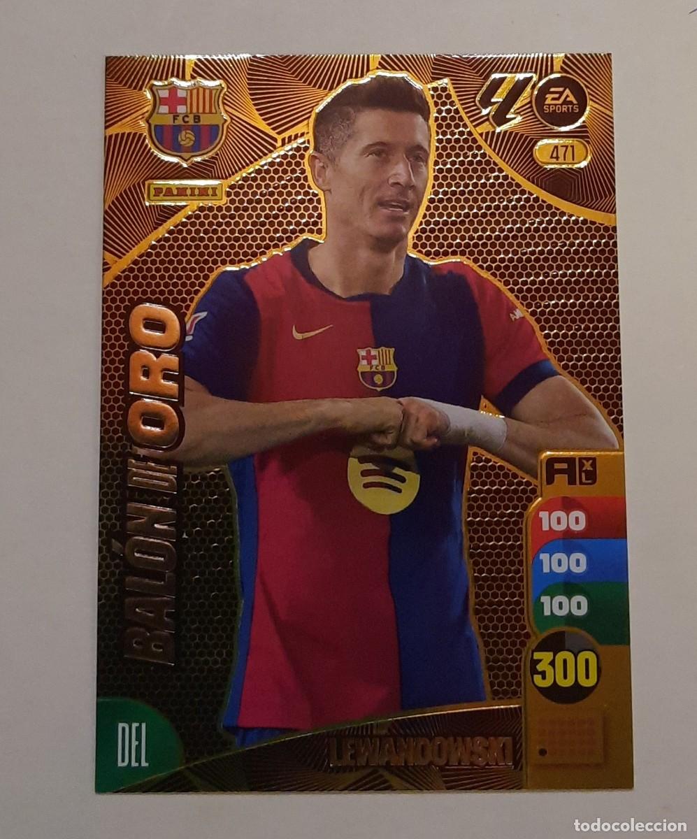 Cromos de f&uacute;tbol: Lewandowski Bal&oacute;n de Oro #471 Fc Barcelona La Liga Adrenalyn-XL Panini 2024-25