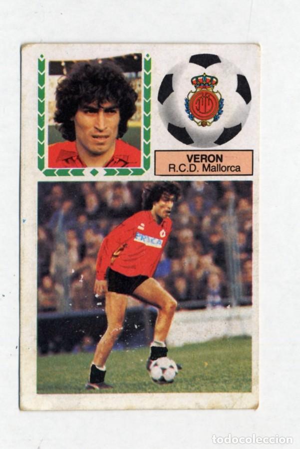 Cromos de f&uacute;tbol: LIGA ESTE 83 84 1983 1984 COLOCA VERON (MALLORCA) BUEN ESTADO CON LIGERAS SE&Ntilde;ALES DE DESPEGADO