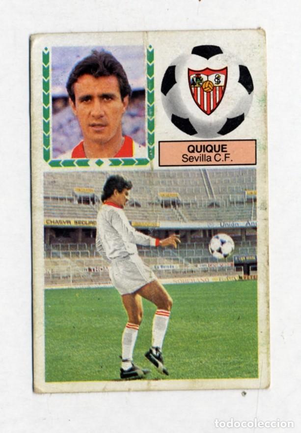 Cromos de f&uacute;tbol: LIGA ESTE 83 84 1983 1984 COLOCA QUIQUE (SEVILLA) BUEN ESTADO DESPEGADO