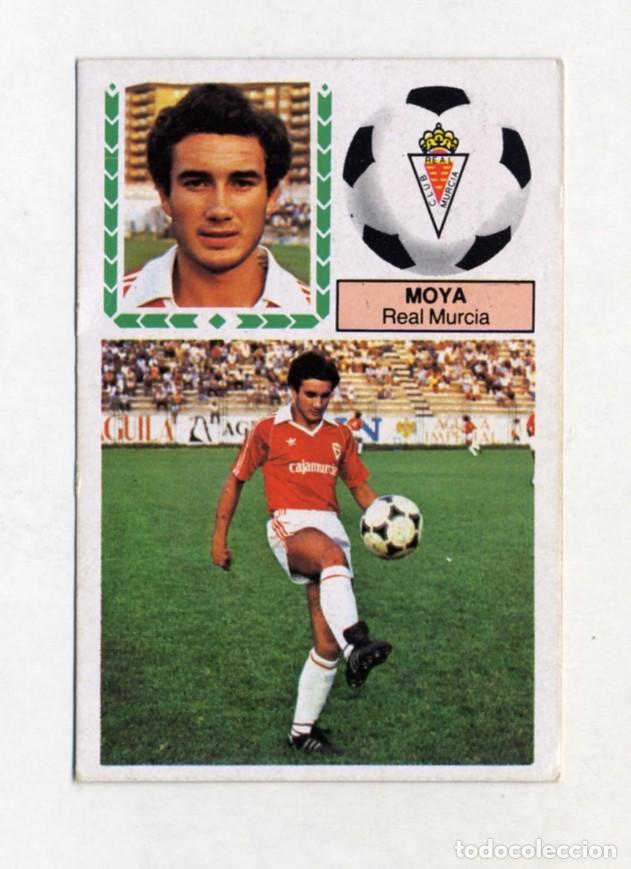 Cromos de f&uacute;tbol: LIGA ESTE 83 84 1983 1984 COLOCA MOYA (MURCIA) BUEN ESTADO CON LIGERAS SE&Ntilde;ALES DE DESPEGADO