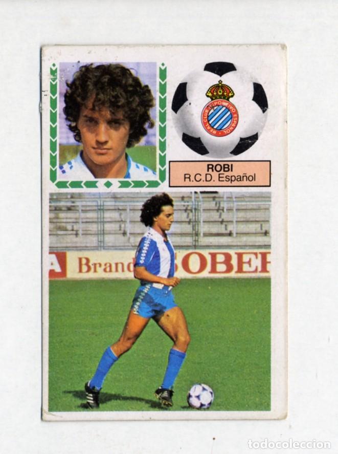 Cromos de f&uacute;tbol: LIGA ESTE 83 84 1983 1984 FICHAJE 2 BIS ROBI (ESPA&Ntilde;OL) BUEN ESTADO CON LIGERAS SE&Ntilde;ALES DE DESPEGADO
