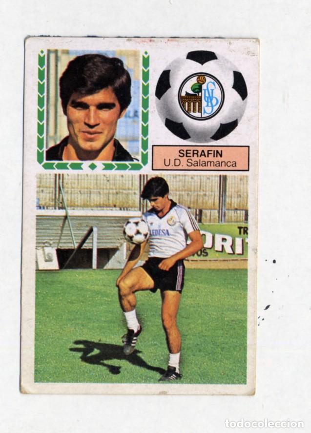 Cromos de f&uacute;tbol: LIGA ESTE 83 84 1983 1984 FICHAJE 12 BIS SERAF&Iacute;N BUEN ESTADO CON LIGERAS SE&Ntilde;ALES DE DESPEGADO