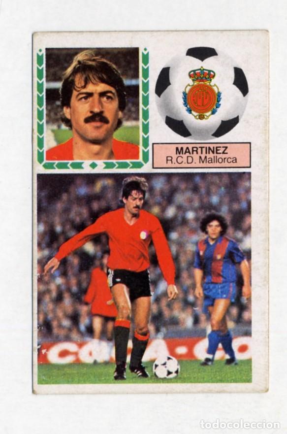 Cromos de f&uacute;tbol: LIGA ESTE 83 84 1983 1984 FICHAJE 23 MART&Iacute;NEZ (MALLORCA) BUENO NUNCA PEGADO