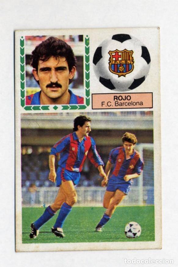 Cromos de f&uacute;tbol: LIGA ESTE 83 84 1983 1984 FICHAJE 40 ROJO (Barcelona) BUENO - CON LIGERAS MARCAS DE DESPEGADO