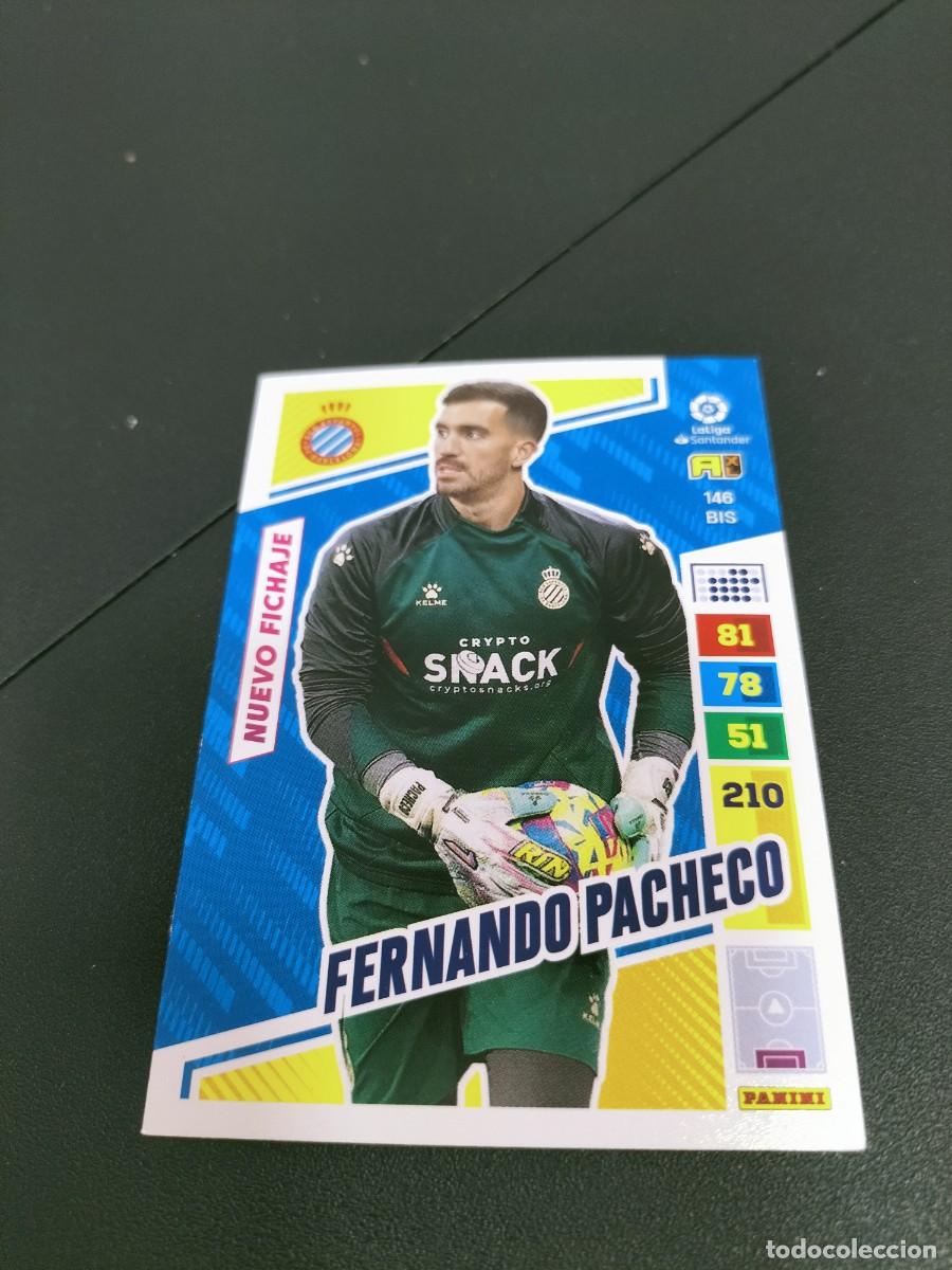 Cartes &agrave; collectionner de Football: 1 CROMO FICHA PANINI ADRENALYN 2022-2023 22-23 R.C.D ESPANYOL 146 bis FERNANDO PACHECO NUEVO FICHAJE