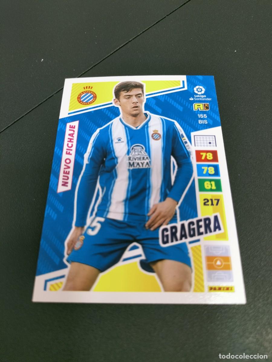 Cromos de f&uacute;tbol: 1 CROMO FICHA PANINI ADRENALYN 2022-2023 22-23 R.C.D ESPANYOL 155 bis GRAGERA ( NUEVO FICHAJE
