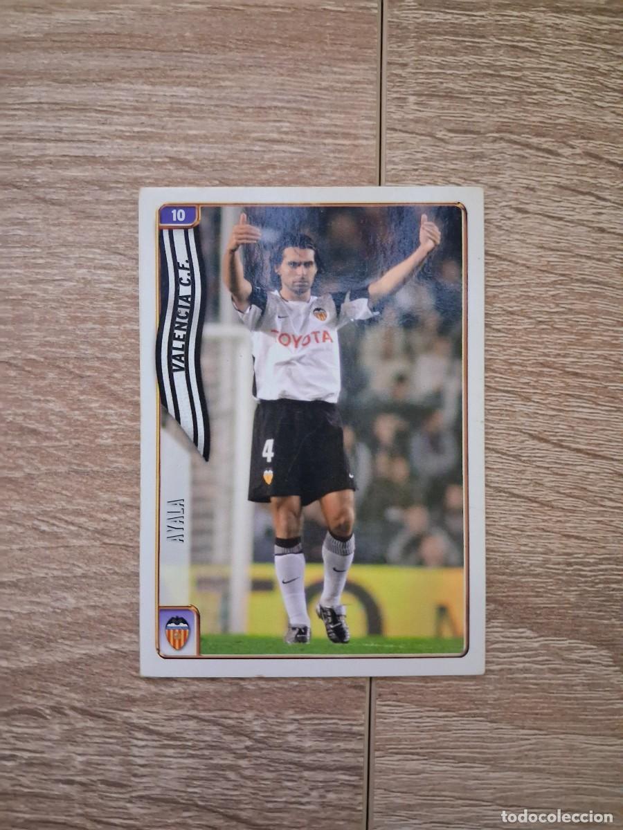 Cromos de f&uacute;tbol: Mundicromo Fichas de la Liga 2004 2005 04 05 Valencia CF 10 Ayala