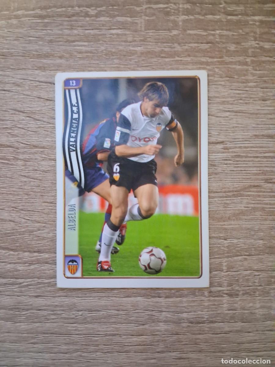 Cromos de f&uacute;tbol: Mundicromo Fichas de la Liga 2004 2005 04 05 Valencia CF 13 Albelda