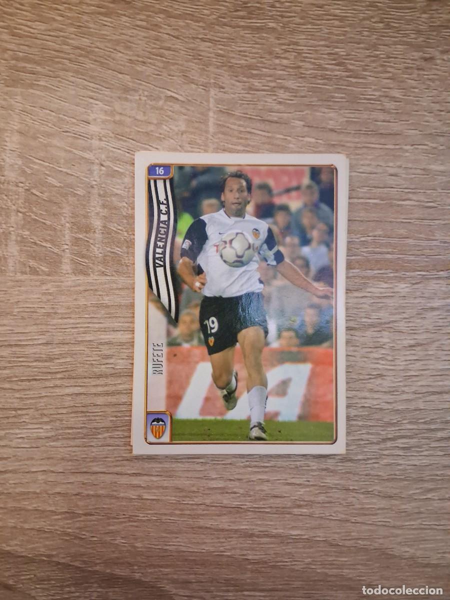 Cromos de f&uacute;tbol: Mundicromo Fichas de la Liga 2004 2005 04 05 Valencia CF 16 Rufete