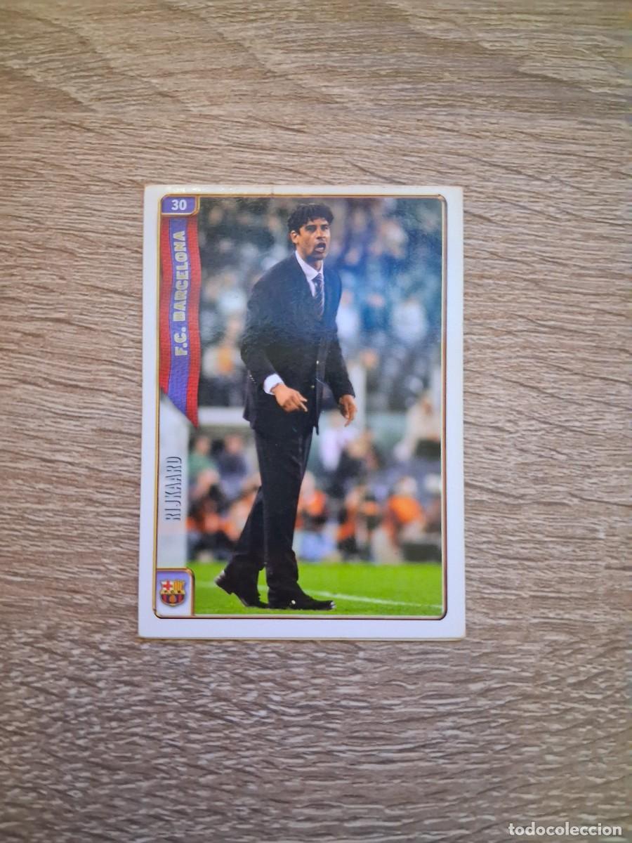 Cromos de f&uacute;tbol: Mundicromo Fichas de la Liga 2004 2005 04 05 FC Barcelona 30 Rijkaard