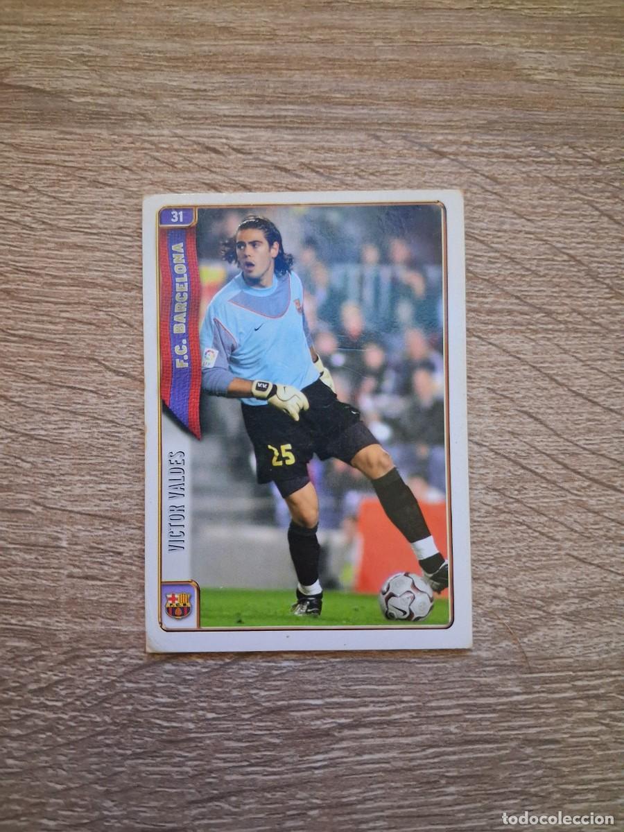 Cromos de f&uacute;tbol: Mundicromo Fichas de la Liga 2004 2005 04 05 FC Barcelona 31 Victor Valdes