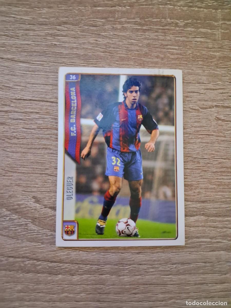 Cromos de f&uacute;tbol: Mundicromo Fichas de la Liga 2004 2005 04 05 FC Barcelona 36 Oleguer