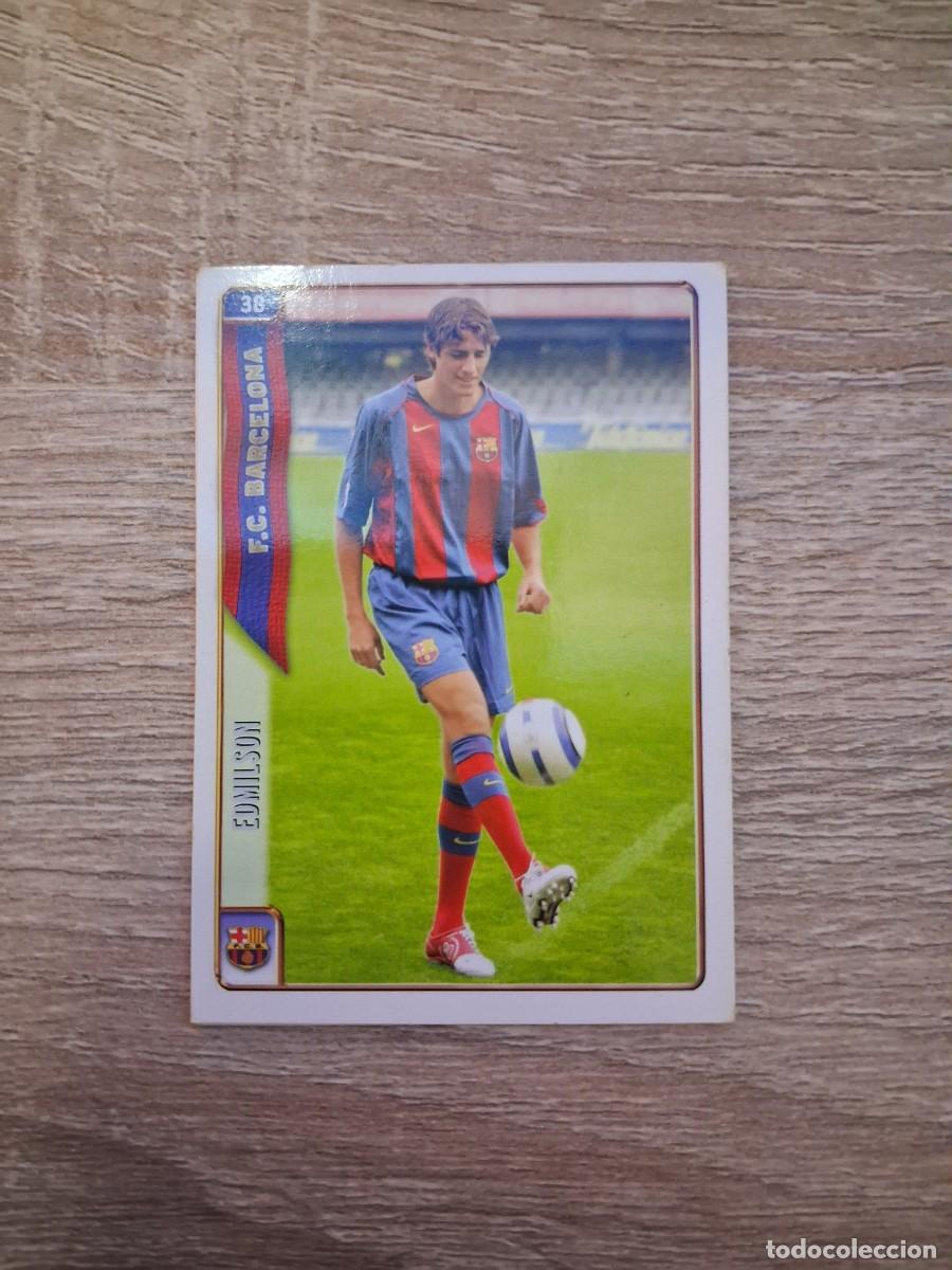 Cromos de f&uacute;tbol: Mundicromo Fichas de la Liga 2004 2005 04 05 FC Barcelona 38 Edmilson